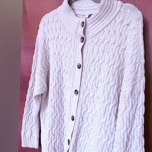 Fisherman style cardigan